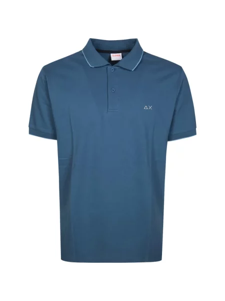 Tricou polo Sun68 albastru