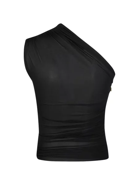 Top Elisabetta Franchi cu un umăr gol negru