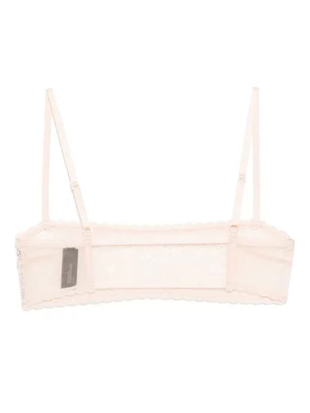 Sutien bandeau Kiki De Montparnasse din dantelă roz
