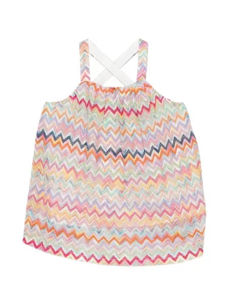 Top dziecięcy Missoni różowy