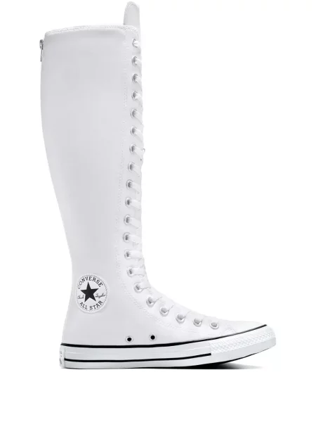 Sneakerși Converse Chuck Taylor All Star alergare cu pană cu glugă alb