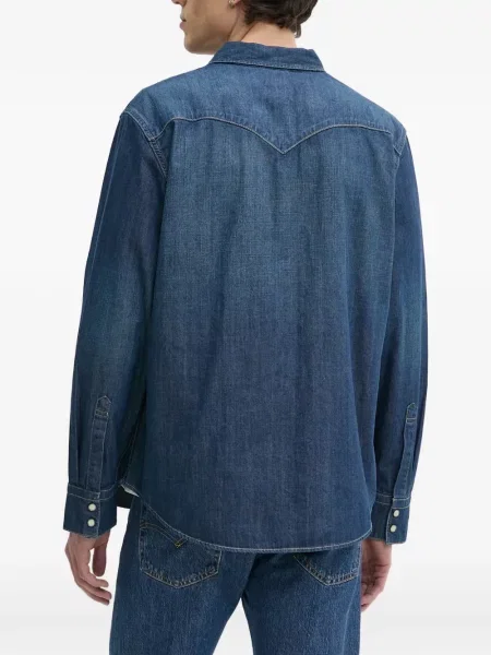 Pulover Levi's® cu autograf cu cordon cu 5 buzunare alb