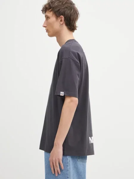 AAPE tricou din Clover Now uni gri