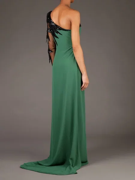 Rochie Georges Mak de costum verde
