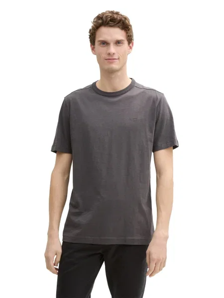 TOM TAILOR Tricou închis gri