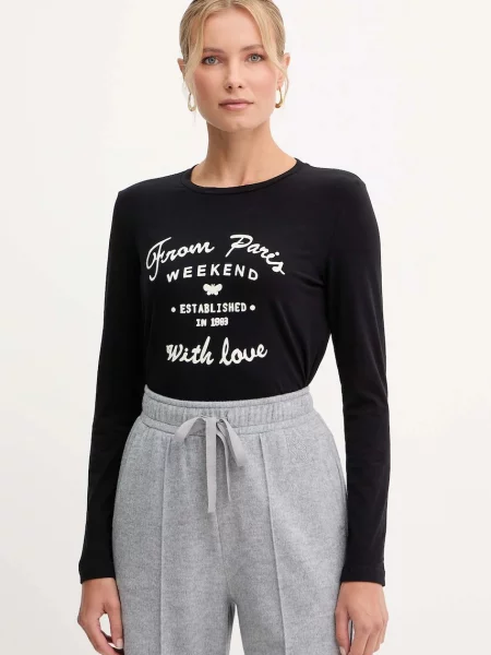 Лонгслів Weekend Max Mara ALIAS чорний