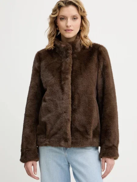 Guess kurtka LUNA przejściowa brązowy