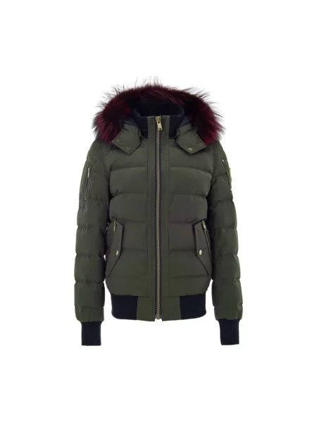 Kurtka bomber Moose Knuckles zielony