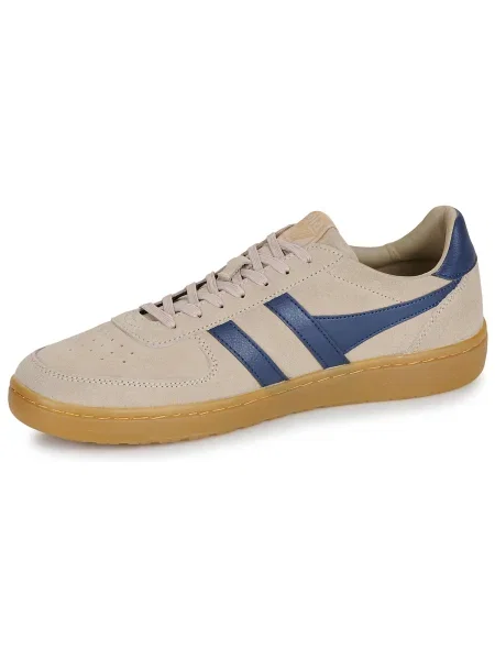 Pantofi Gola din piele de căprioară bej