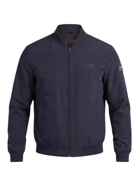 Strečový zbaliteľná bomber bunda Guess modrá