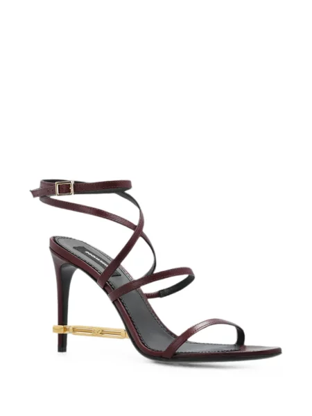 Sandale Dsquared2 din piele roșu