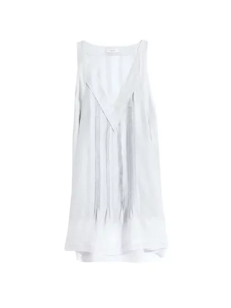 Tunică Lemaire cu decolteu în V albastru