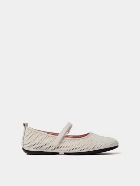 Кожаные балетки Camper белые