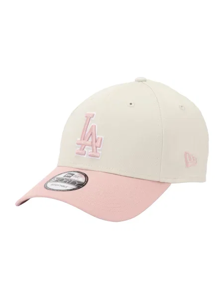 NEW ERA Șapcă Los Angeles Dodgers deschis / roz pal bej