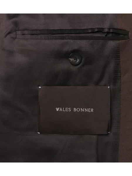 Sacou Wales Bonner din satin maro