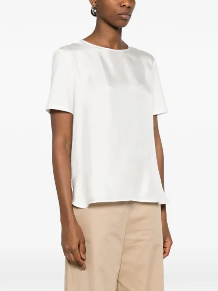 Tricou Max Mara scurt alb