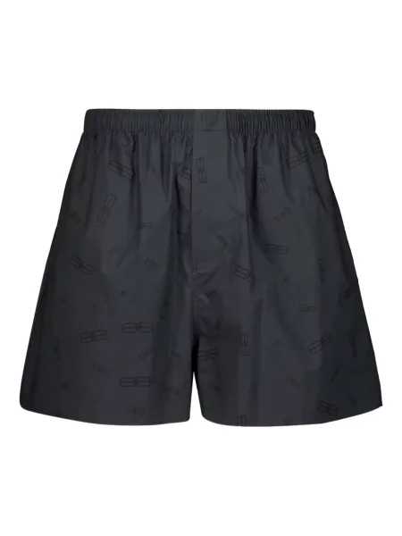 Pantaloni scurți Balenciaga cu imagine gri
