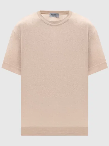 Футболка DANBY з розрізами John Smedley бежева