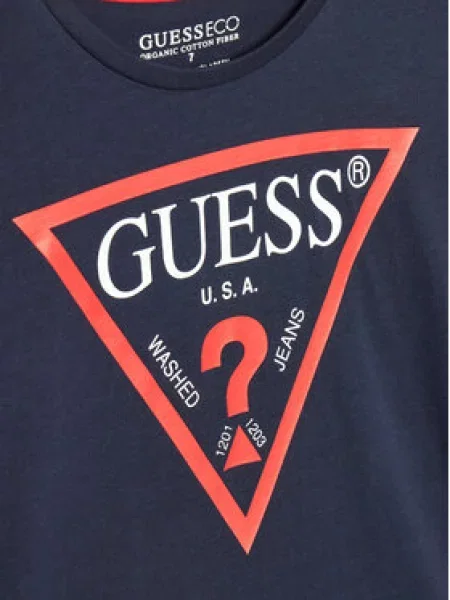 Guess Majica Modra bela