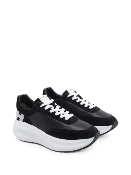 Sneakerși Hogan cu platformă cu autograf negru