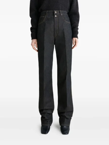 Pantaloni Lemaire plisate albastru