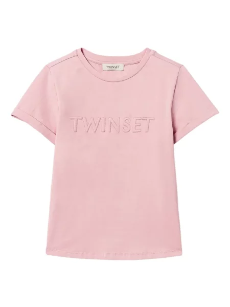 Koszulka dziecięca Twinset różowa