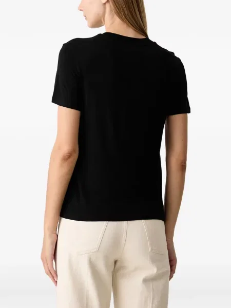 Tricou Armani Exchange cu autograf negru