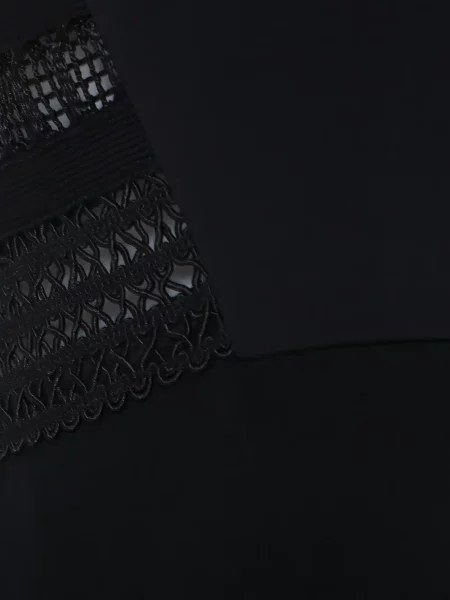 Cu peplum top Simkhai din dantelă negru