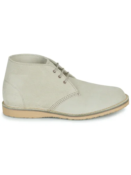 Red Wing pantofi de piele întoarsă Weekender Chukka bej gri