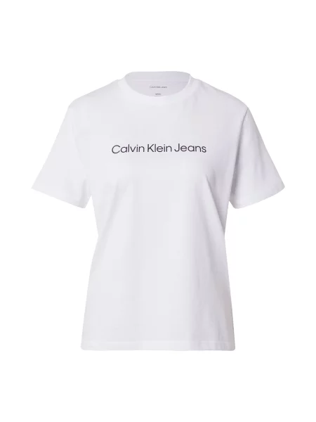 Calvin Klein Jeans Tricou negru alb
