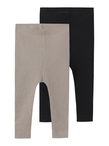 TWO SOON Leggings grej negru