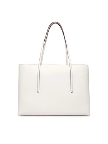 Calvin Klein Pirkinių krepšys balkšva balta