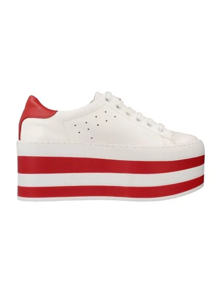Pantofi Yellow alb