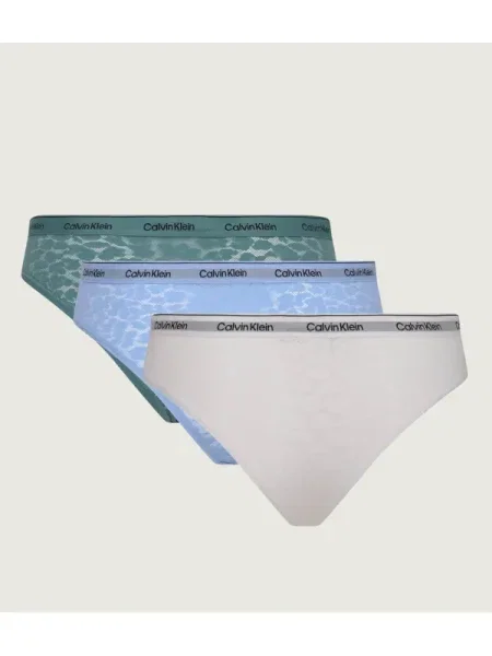 Calvin Klein Underwear De dantelă chiloți brazilieni alb