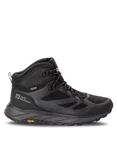Jack Wolfskin Trekking čevlji Terraventure Texapore Mid M črna