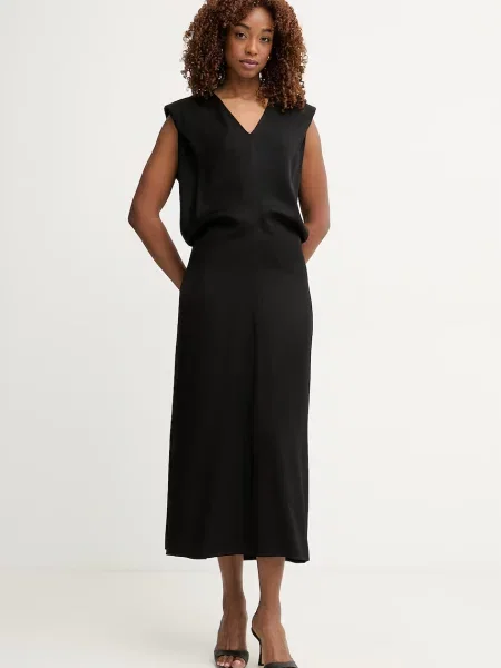 Trussardi rochie din vâscoză negru