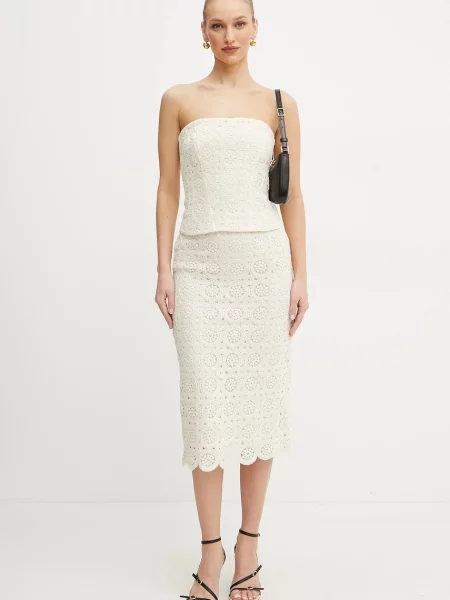 Однотонна блуза Marella бежева