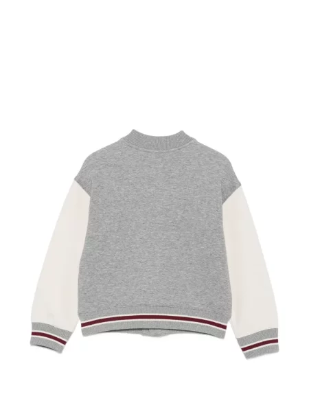 Kurtka bomber dziecięcy Emporio Armani szary