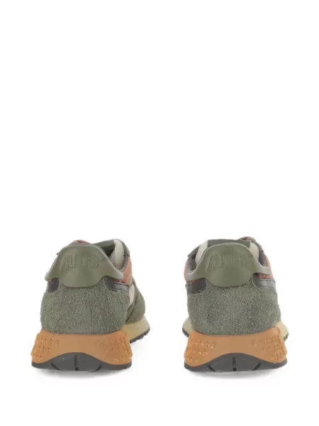 Sneakerși Autry din piele de căprioară verde