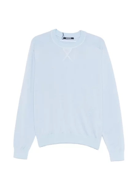 Košulja Jacquemus s vezom plava