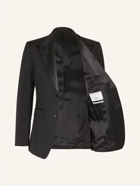 Tiger Of Sweden Sako Na Smoking Jeffers Slim Fit black černé