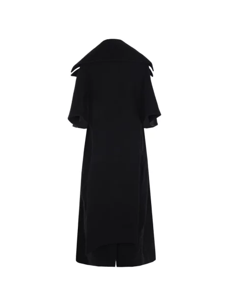 Geacă Yohji Yamamoto cu două rânduri de nasturi negru