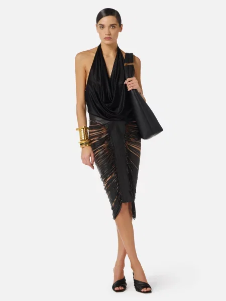 Топ Elisabetta Franchi чорний