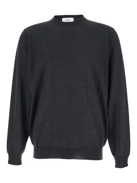 Pulover Lardini cu decolteu rotund gri