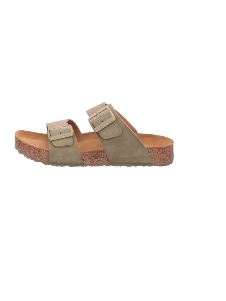 Klapki Haflinger zielone