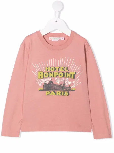 Bluza dziecięca Bonpoint różowa