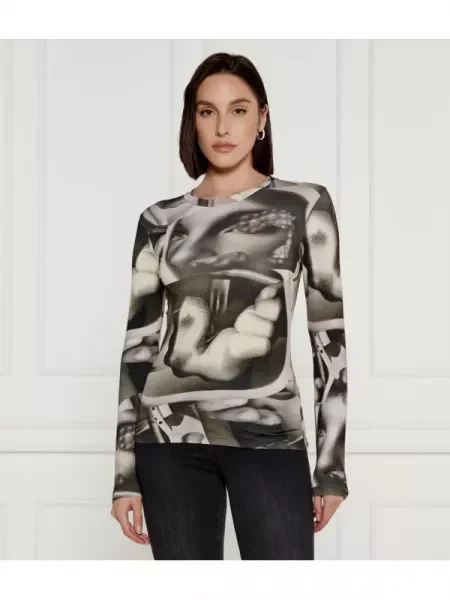 Desigual Blúz Surrealismo szürke