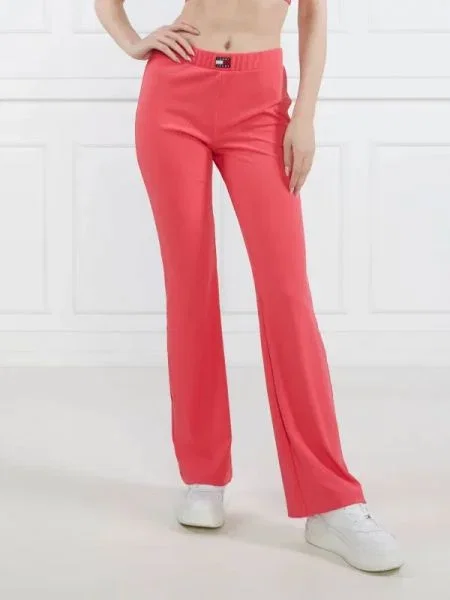 Tommy Jeans Nadrág | flare fit rózsaszín