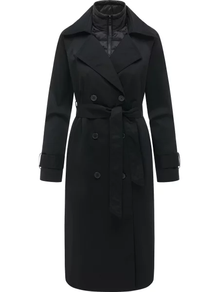 Ragwear Palton funcțională negru