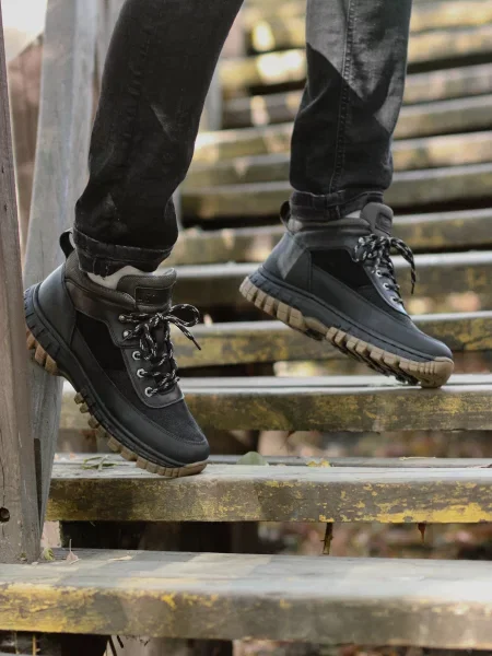 Шкіряні Черевики Legessy KENWOOD_BLACK чорний